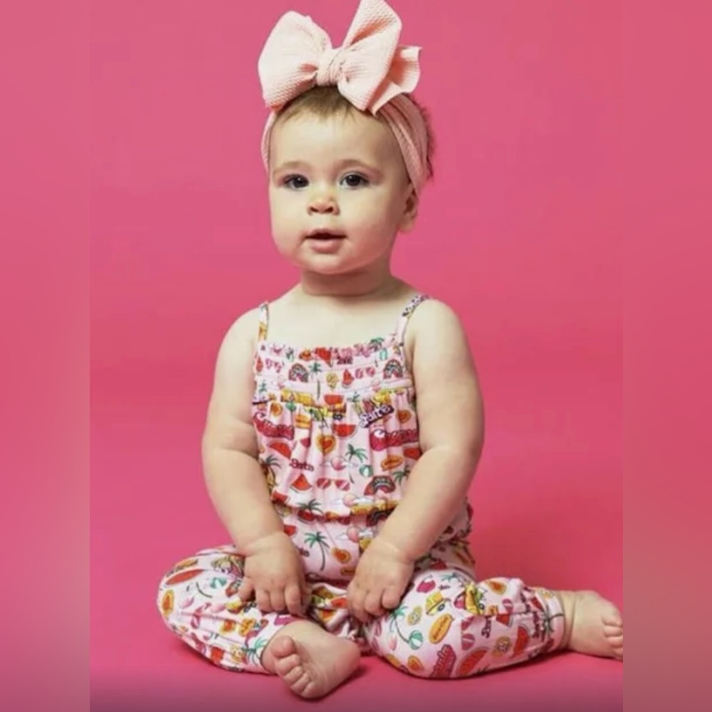 Posh Peanut Malibu Barbie Smocked Romper! 🩷